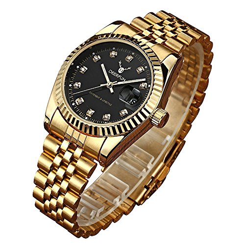 【中古】【未使用・未開封品】メンズ ファッション ラグジュアリー ステンレススチール カレンダー ラインストーン 防水 スポーツ レディース ユニ クォーツウォッチ, ゴールドブラック, クォーツ腕時計。【メーカー名】【メーカー型番】【ブランド名】USWATCH 腕時計 【商品説明】メンズ ファッション ラグジュアリー ステンレススチール カレンダー ラインストーン 防水 スポーツ レディース ユニ クォーツウォッチ, ゴールドブラック, クォーツ腕時計。【注意】こちらは輸入品となります。当店では初期不良に限り、商品到着から7日間は返品を 受付けております。こちらは当店海外ショップで一般の方から買取した未使用・未開封品です。買取した為、中古扱いとしております。他モールとの併売品の為、完売の際はご連絡致しますのでご了承ください。ご注文からお届けまで1、ご注文⇒ご注文は24時間受け付けております。2、注文確認⇒ご注文後、当店から注文確認メールを送信します。3、当店海外倉庫から当店日本倉庫を経由しお届けしますので10〜30営業日程度でのお届けとなります。4、入金確認⇒前払い決済をご選択の場合、ご入金確認後、配送手配を致します。5、出荷⇒配送準備が整い次第、出荷致します。配送業者、追跡番号等の詳細をメール送信致します。6、到着⇒出荷後、1〜3日後に商品が到着します。　※離島、北海道、九州、沖縄は遅れる場合がございます。予めご了承下さい。お電話でのお問合せは少人数で運営の為受け付けておりませんので、メールにてお問合せお願い致します。営業時間　月〜金　10:00〜17:00お客様都合によるご注文後のキャンセル・返品はお受けしておりませんのでご了承下さい。