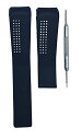 【中古】【未使用・未開封品】22?mmブラックラバー時計バンド交換用ストラップfor Carrera ft6012?car201?|フリースプリングバーツール