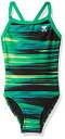 【中古】【未使用・未開封品】TYR Girls ' LM Diamondfit Swimsuit 22 グリーン
