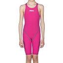 楽天AJIMURA-SHOP【中古】【未使用・未開封品】arena Girl's Powerskin ST 2.0 One Piece Racing Swimsuit, Fuchsia, 28