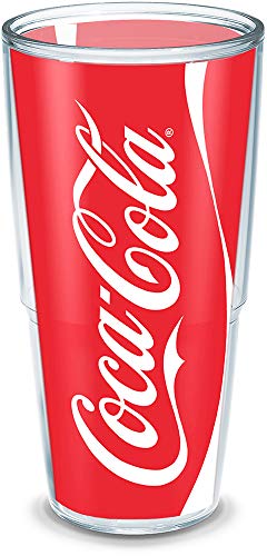 【中古】【未使用・未開封品】Tervis コカ・コーラ 米国製 二重壁断熱タンブラー 24オンス 蓋なし コーラ缶