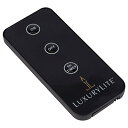 【中古】【未使用・未開封品】LuxuryLite キャンドル マットブラック 1.5 x 3.75 樹脂ストーン 手持ちリモコン