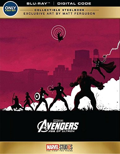 【中古】【未使用・未開封品】アベンジャーズ/エイジ・オブ・ウルトロン ブルーレイ 数量限定スチールブック デザイン特別仕様 [リージョンフリー ※英語字幕](輸入版)