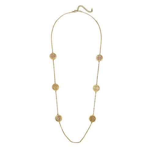 【中古】【未使用・未開封品】ローズマリー・コレクションWomen 's 4つBlessings Good Luckネックレス ゴールド