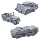 【中古】【未使用・未開封品】Broken Vehicles Bundle、卓上28mmミニチュアウォーゲームの地形風景、3D印刷およびペイント可能、EnderToys