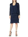 【中古】【未使用・未開封品】S.L. Fashions DRESS レディース US サイズ: 14 Petite