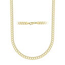 【中古】【未使用・未開封品】Pori Jewelers 10?Kイエローゴールド5?mm Hollow Curb/キューバチェーンブレスレット/necklace...
