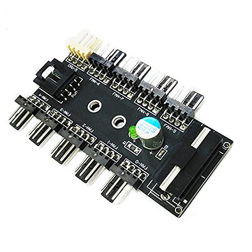 š̤ۡѡ̤ʡChassis Fan Hub CPU HUB 10ݡ 12V 3ԥ/4ԥե PWMե ϥ...