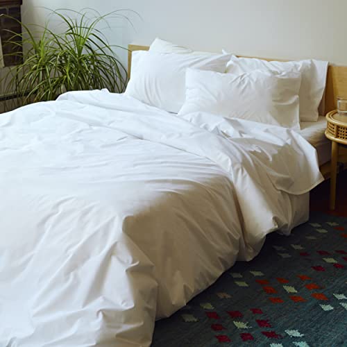 【中古】【未使用・未開封品】(ブルックリネン) Brooklinen 高級サテン掛け布団カバー キング/カリフォ..