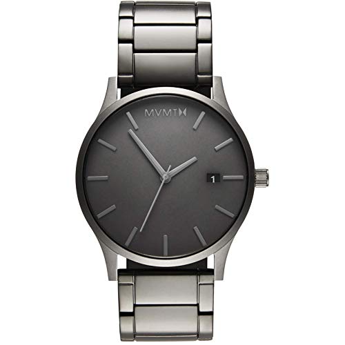 【中古】【未使用・未開封品】Mvmt Men's Classic MM01-GR Silver Stainless-Steel Japanese Quartz Fashion Watch