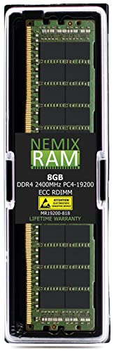 yÁzygpEJizNEMIX RAM 8GB (1x8GB) DDR4-2400MHz PC4-19200 ECC RDIMM 1Rx8 1.2V WX^[hT[o[