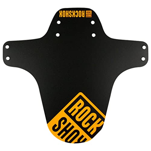 【中古】【未使用・未開封品】RockShox MTB フォークフェンダー ブラック ネオンオレンジプリント