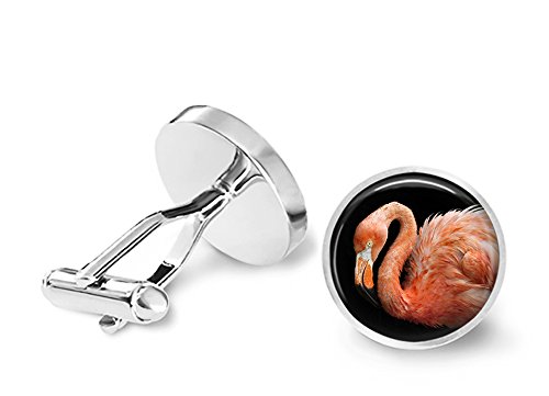 【中古】【未使用・未開封品】Flamingo Cufflinksピンクフラミンゴカフリンク