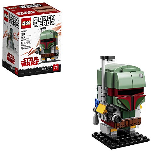 【中古】【未使用 未開封品】LEGO BrickHeadz Boba Fett 41629 Building Kit, Multicolor