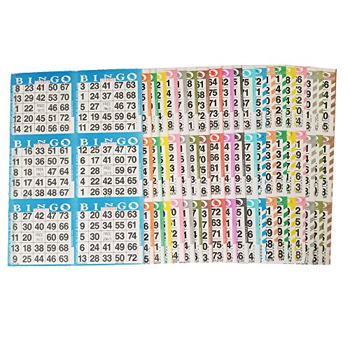 【中古】【未使用・未開封品】Americanゲームビンゴゲームカード用紙???6カード???20?Bingoシート???50?Books???20色、Made in USA