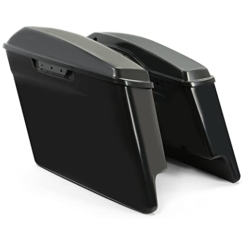 【中古】【未使用・未開封品】5インチ 拡張サドルバッグ サドルバッグ 2014年以降のHarley Touring FLT FLHT FLHTCU FLHRC Road King Road Glide Street Glide Electra Glide