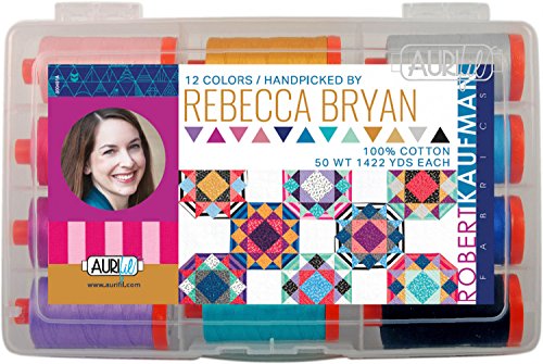 【中古】【未使用・未開封品】The Rebecca Bryan Aurifil スレッドキット 12 ラージスプール 50 重量 RB50PC12