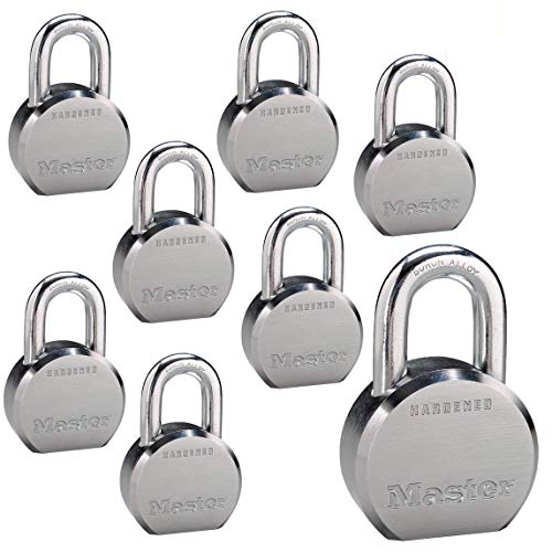 Master Lock - (8) 高セキュリティプロシリーズ 同一鍵 南京錠 6230NKA-8 BumpStopテクノロジー付き