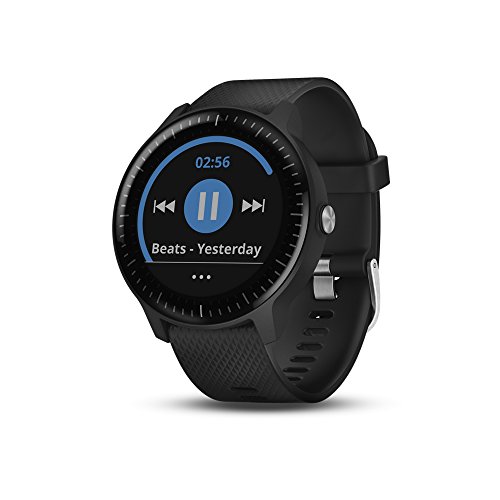 yÁzygpEJiz[K[~]Garmin v?voactive 3 Music, GPS Smartwatch with Music Storage and Built-in Sports Apps[sA] (y/With Music, Black)