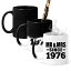 š̤ۡѡ̤ʡ44th Anniversary Mr &Mrs Since 1976-11oz Color Changing Mug Magic Tea-Cup Heat Sensitive - Gift for Wife Husband Wo-men Her Him Weddin