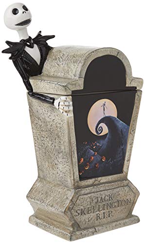 【中古】【未使用・未開封品】(Nightmare Before Christmas 2, Cookie Jar) - Vandor 55506 The Nightmare Before Christmas Tombstone Sculpted Ceramic Cookie Jar