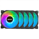 【中古】【未使用・未開封品】upHere Wireless RGB LED 120mm Case Fan'Quiet Edition High Airflow ...
