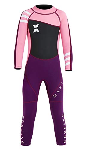 【中古】【未使用・未開封品】(XX-Large, Pink) - DIVE & SAIL Kids 2.5mm Wetsuit Long Sleeve One Pi..