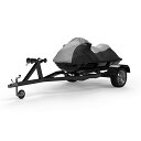 【中古】【未使用・未開封品】全天候型ジェットスキーカバー SEA DOO GTI LE 2002-2005用 グレー/ブラック 全天候型 トレーラーストラップと収納バッグ付き(4)