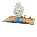 【中古】【未使用・未開封品】Lovepop Star Wars Millennium Falcon Pop Up Card, 3D Card, Pop Up Birthday Card, Star Wars Card, Greeting Card, Card for Dad, Birthday C