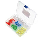 【中古】【未使用・未開封品】oiyagai 300個5?mm LED発光ダイオードDC 3?V 20?mA 5色抵抗器キット