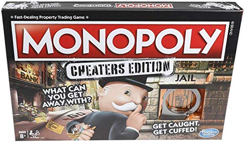 【中古】【未使用 未開封品】Monopoly Cheaters Edition Board Game モノポリーチーターズ版ボードゲーム英語版 並行輸入品