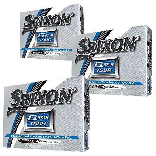【中古】【未使用・未開封品】Srixon Q-Star Tour ゴルフボール (3ダース) 2017 3ダース ホワイト