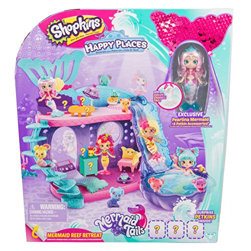 【中古】【未使用 未開封品】Shopkins Happy Places S6 Mermaid Playset Toy, Multicolor