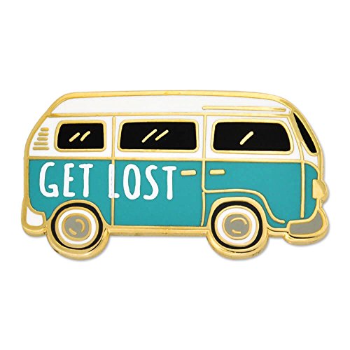 【中古】【未使用・未開封品】Pinmart Get LostビンテージヒッピーvanアウトドアLoverレトロエナメルラペルピン 25