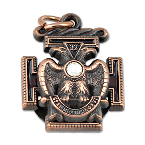 【中古】【未使用・未開封品】The Masonic Exchange 32?nd度ローズクロワスコットランドRite銅ペンダン..