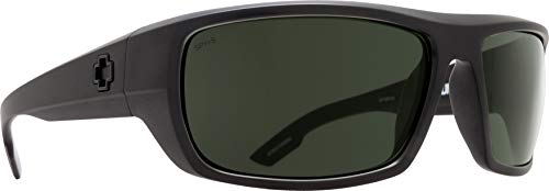 【中古】【未使用・未開封品】Spy Men's Polarized Bounty 673017242864 Black Rectangle Sunglasses