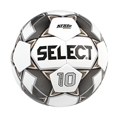 【中古】【未使用・未開封品】Select Numero 10 サッカーボール ホワイト/ブラック/ゴールド サイズ5