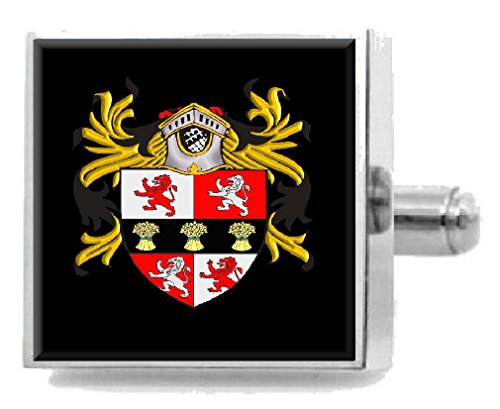 【中古】【未使用・未開封品】Select Gifts Murphy カフスボタン アイルランドの紋章 スターリングシルバー 刻印メッセージボックス