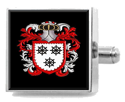 【中古】【未使用・未開封品】Select Gifts スコット スコットランド ファミリー クレスト 名前 コート オブ アームズ カフスボタン パーソナライズ...