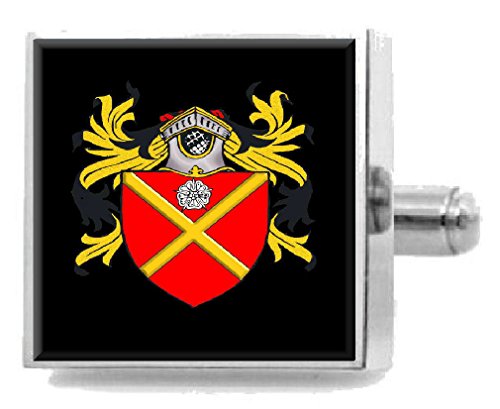 【中古】【未使用・未開封品】Select Gifts カリー アイリッシュ 家紋 名字コート カフリンクス パーソナライズケース