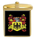 【中古】【未使用・未開封品】(セレクトギフト) Select Gifts Kearney アイルランド家紋 名字紋章 紋章 ゴールドカフスボタン 刻印ボックス