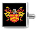【中古】【未使用・未開封品】Select Gifts Kenyon England 家紋 紋章 紋章 カフスボタン パーソナライズケース