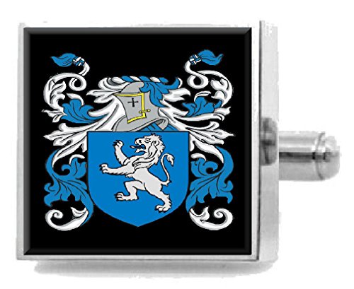 【中古】【未使用・未開封品】(セレクトギフト) Select Gifts Mcafee スコットランド ヘラルドリクレスト スターリングシルバーカフリンクス メッセージボックス(4)