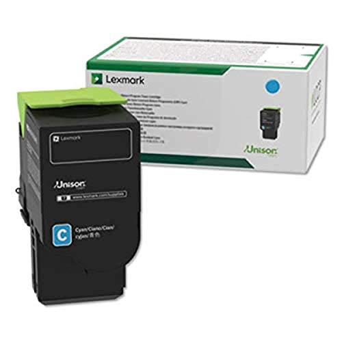 Main Unit - 【中古】【未使用・未開封品】Lexmark C241XC0 Cyan Extra High Yield Return Program Cartridge Toner, Grey