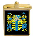 【中古】【未使用・未開封品】Select Gifts Macdougall スコットランドファミリー紋章 ゴールドカフリンクス 刻印ボックス