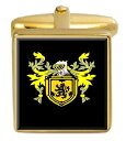 【中古】【未使用・未開封品】(セレクトギフト) Select Gifts ブキャナン スコットランド 家紋 名字紋 紋章 ゴールドカフスボタン 刻印ボックス