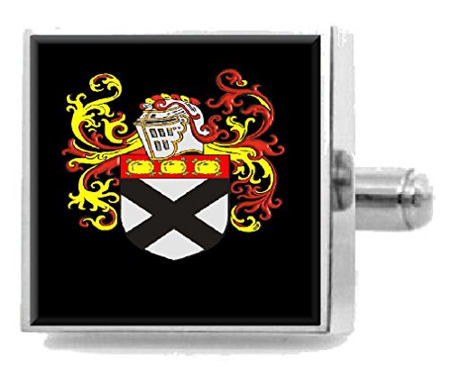 【中古】【未使用・未開封品】Johnstone スコットランド家紋章 腕のコートカフリンクス 個人化ケース
