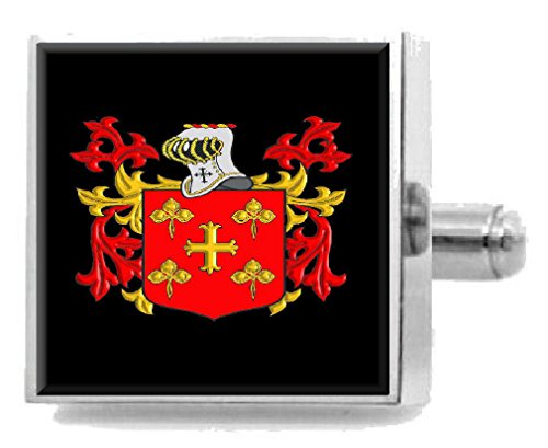 【中古】【未使用・未開封品】Select Gifts Manning England Family Crest サーネームコート カフリンクス パーソナライズケ...