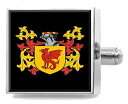 【中古】【未使用・未開封品】セレクトギフト ヘルム スコットランド Heraldry クレスト スターリングシルバー カフリンクス 刻印入りメッセージボックス