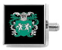 【中古】【未使用・未開封品】Select Gifts ロット イングランド 家紋 名字紋章 紋章 カフスボタン パーソナライズケース
